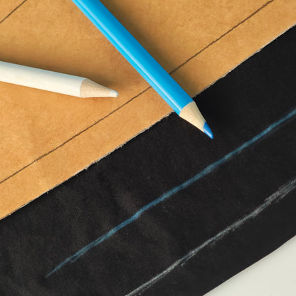Kearing® WP-BW Water Soluble Chalk Pencils Combo for Tailors, Sewing marker, Quilting pendils, Embroidery & Craft Projects