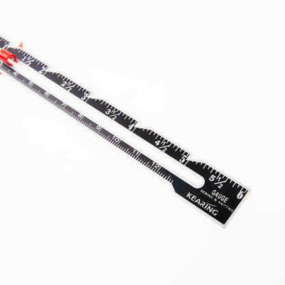 Sliding Marker Sewing Gauge 6" for Hems, Tucks, Pleats, Buttonholes