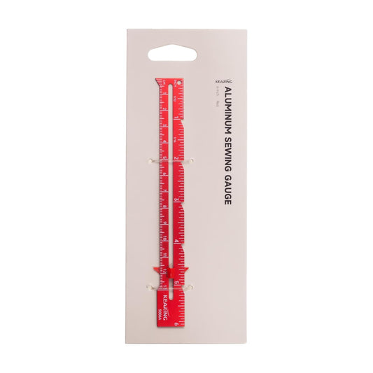 Sliding Marker Sewing Gauge for Hems, Tucks, Pleats, Buttonholes - 6" or 7"