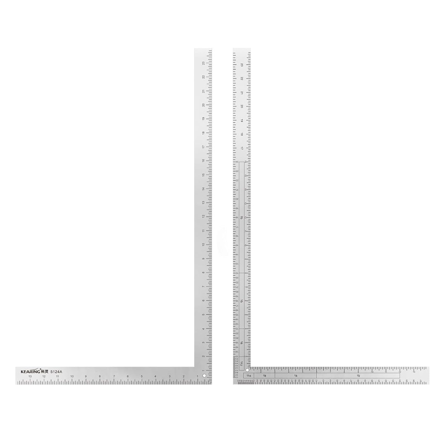Double Sided L Square Ruler, Aviation Aluminum Ruler