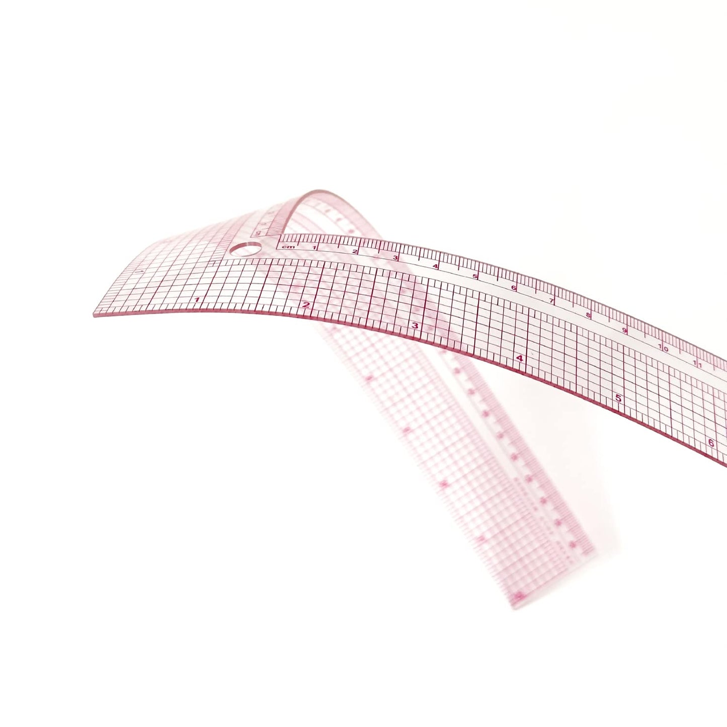 Plastic L Square Ruler, Clear Framing Square Ruler - Imperial and Metric Markings