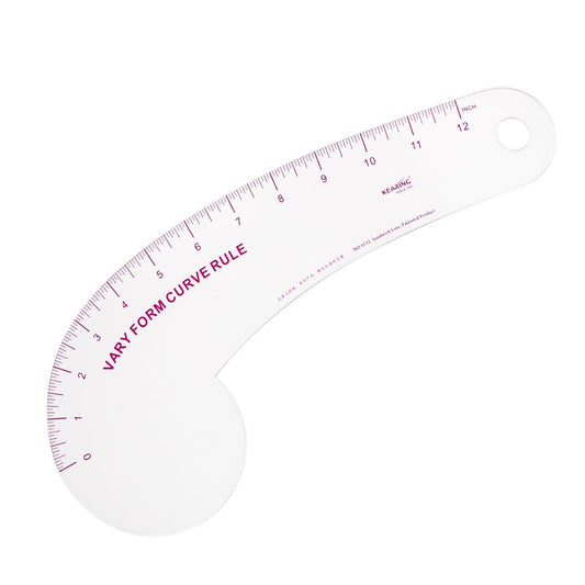 Vary Form Curve Ruler for Sewing, Pattern Making, French Curve Ruler Clear