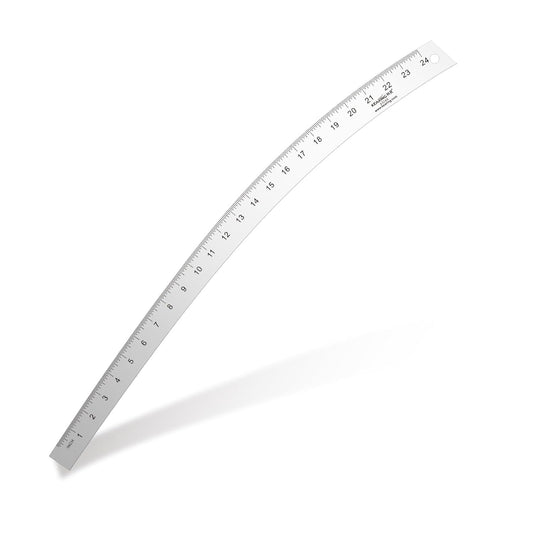 Hip Curve Ruler, Heavy Duty Aluminum 24"