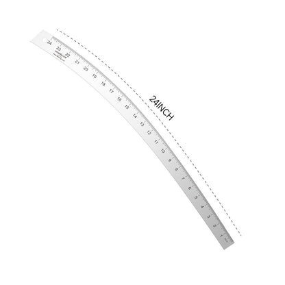 Hip Curve Ruler, Heavy Duty Aluminum 24"