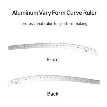Hip Curve Ruler, Heavy Duty Aluminum 24"