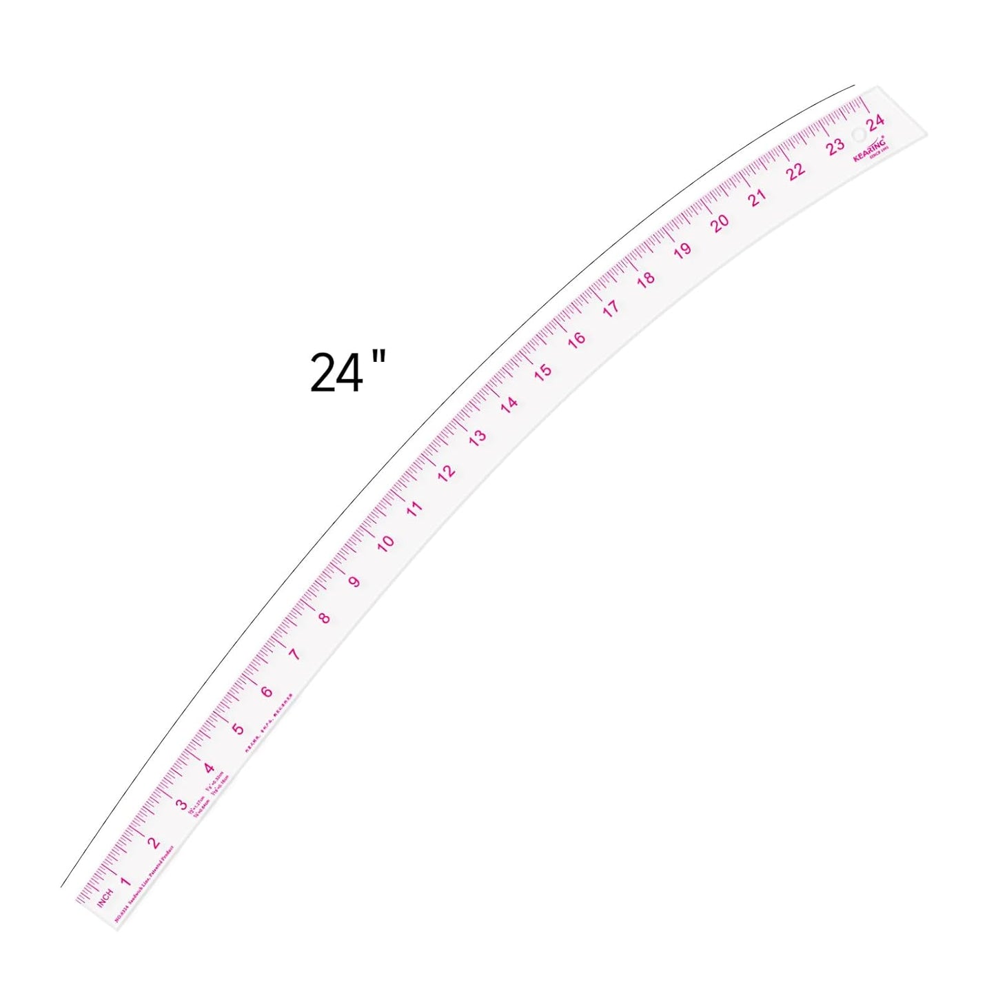 Vary Form Curve Ruler for Sewing, Pattern Making, French Curve Ruler Clear