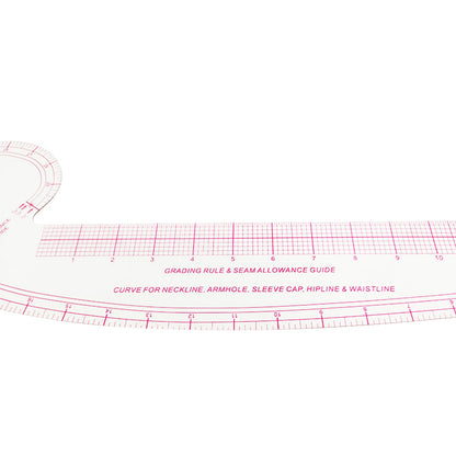 3-in-1 French Curve, Hip curve and Straight Ruler, Vary Form Curve Ruler - 16"
