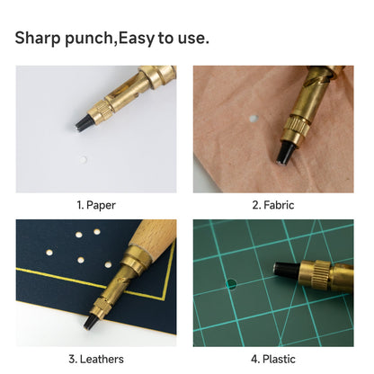 Kearing® Classic Hole Punch - 6 Blades