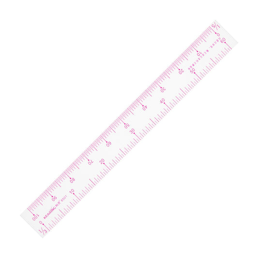 Plastic Scale Ruler 1.2mm Thick – Assorted Sizes - 8"