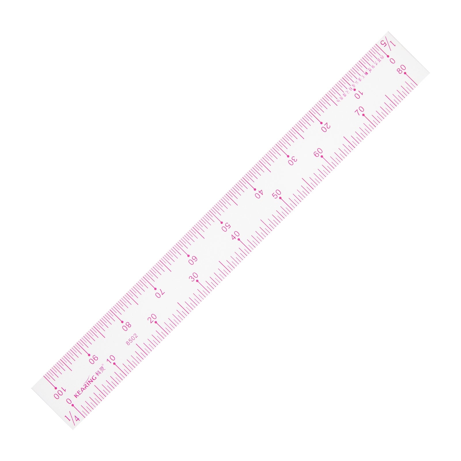 Plastic Scale Ruler 1.2mm Thick – Assorted Sizes - 8"