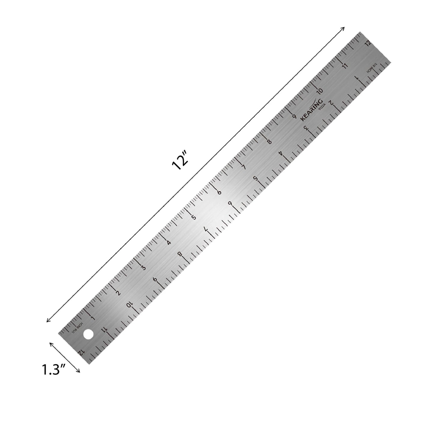 Aerospace Grade Aluminum Ruler - Assorted Sizes