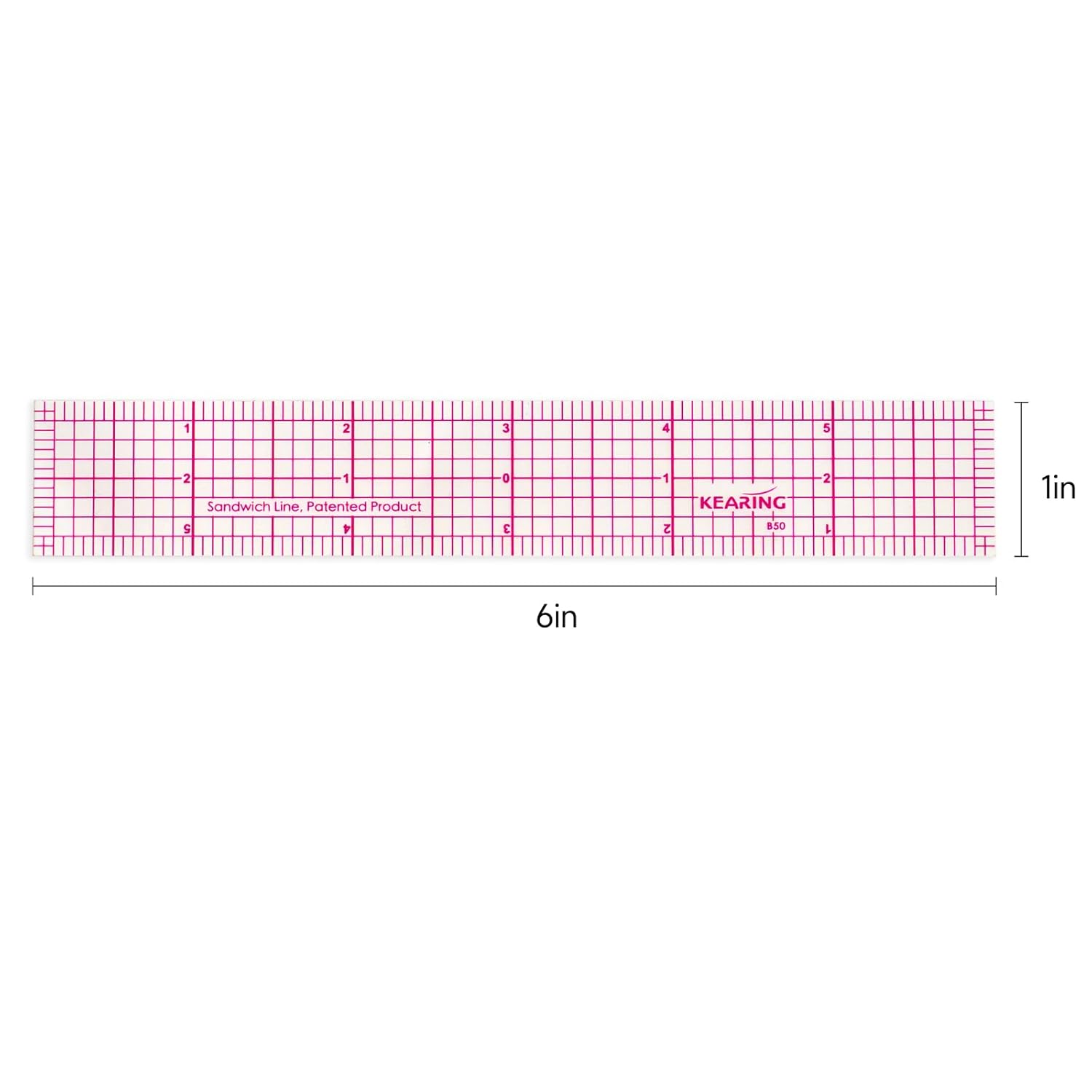 Pattern Grading Ruler – Clear Plastic Sewing & Quilting Ruler