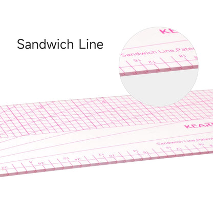 Pattern Grading Sewing Ruler, Dual Imperial and Metric Markings