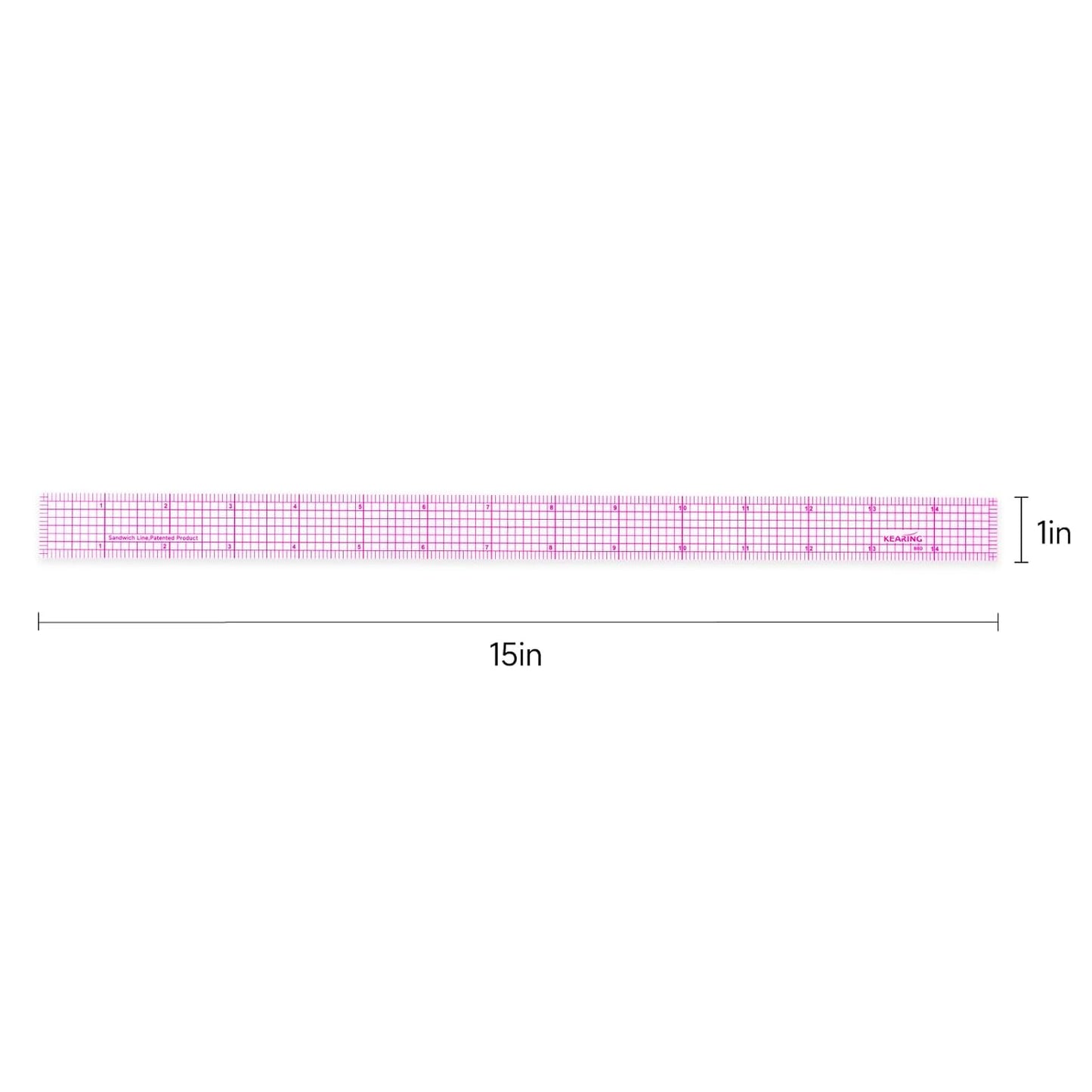 Clear Sewing Graph Ruler, Fashion Design Ruler