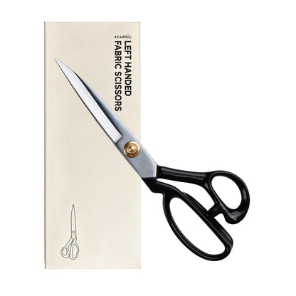 Kearing® CCL10S Left-Handed Fabric Scissors, Heavy-Duty Tailor Shears with Cushioned Grip