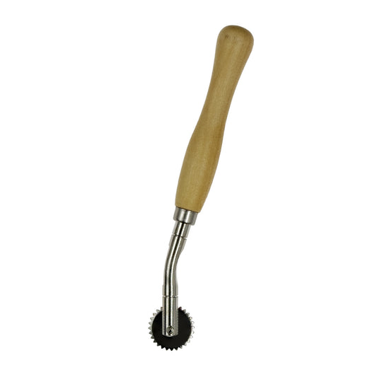 Premium Quality Dentate Tracer with Wood Handle -  5.5” / 14cm