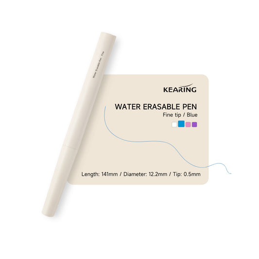 Kearing® EWB05 Ellipse Water Erasable Pen, Blue Fabric Marking Pen