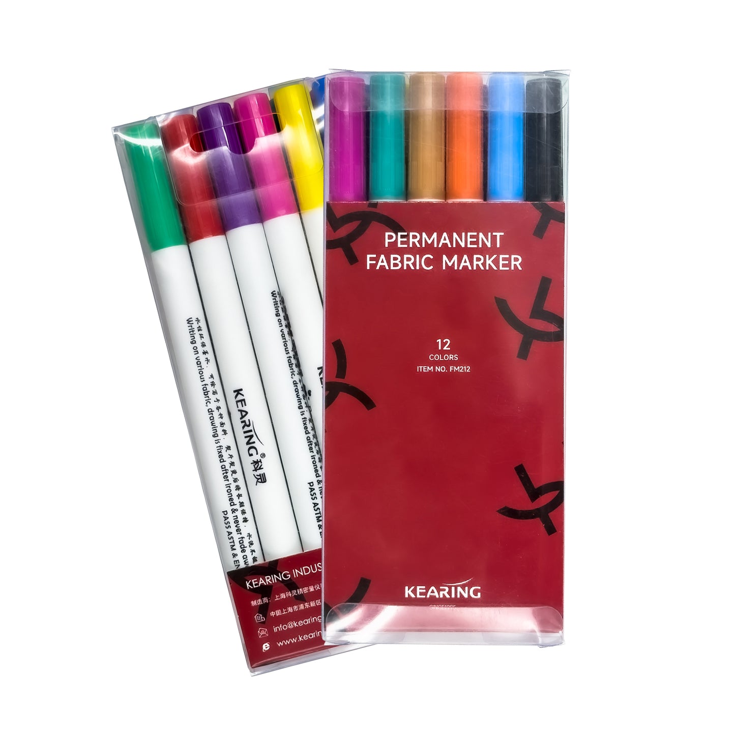 Permanent DIY Fabric Marker Set - Assorted