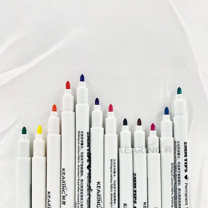Permanent DIY Fabric Marker Set - Assorted