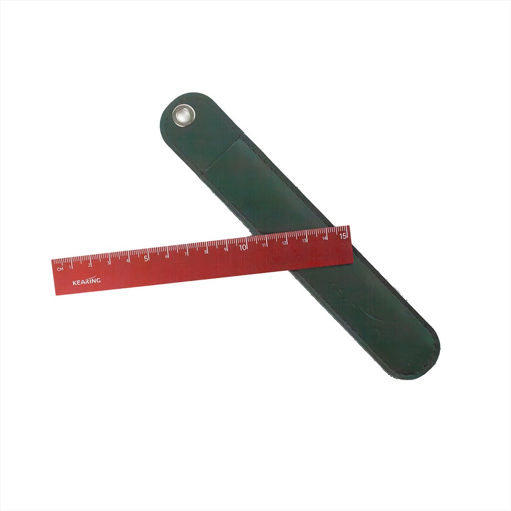 Mini Pocket Ruler Kearing® GWP-MGI-R Mini Aluminum Pocket Ruler Red – 15 cm / 6 inch Dua ...