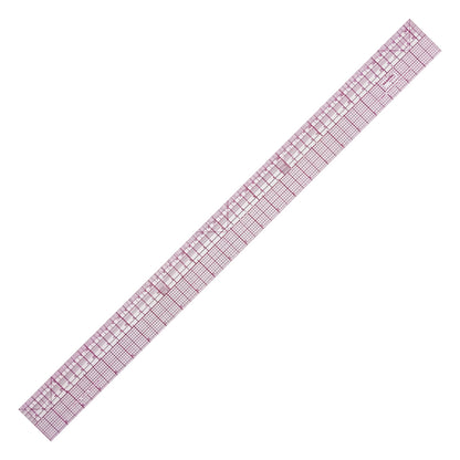 Clear Sewing Graph Ruler, Dual Imperial and Metric Markings