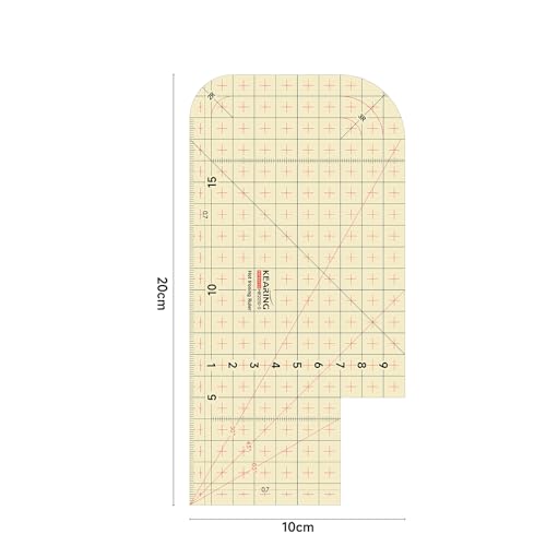 Hot Hem Ruler, Patented Heat Resistant Non-Slip Hot Ironing Ruler