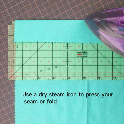 Hot Hem Ruler, Patented Heat Resistant Non-Slip Hot Ironing Ruler