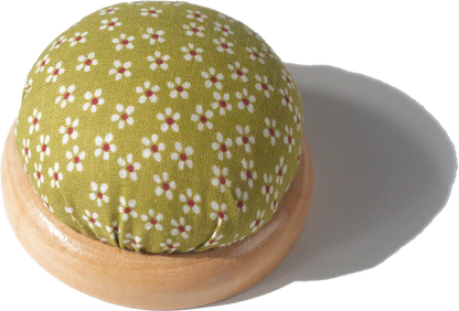 Kearing® Wooden Pin Cushion - 2.8" / 7cm