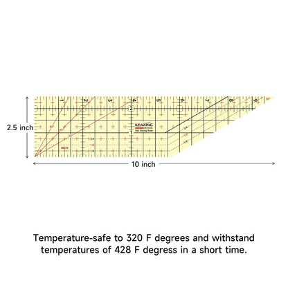 Kearing® Patented Hot Hem Ruler