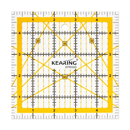 Patchwork Quilting Ruler, Non-Slip Acrylic Sewing Ruler for Cutting Fabric