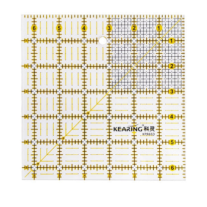 Patchwork Quilting Ruler, Non-Slip Acrylic Sewing Ruler for Cutting Fabric