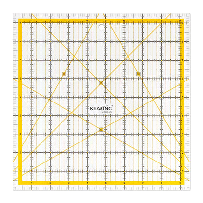 Patchwork Quilting Ruler, Non-Slip Acrylic Sewing Ruler for Cutting Fabric