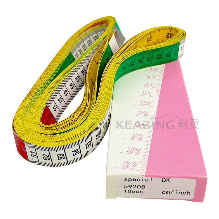 Kearing® KTP1520C PU Leather Measuring Tape, Dual-Scale Sewing Tape Measure for Sewing, Quilting & Fashion Design