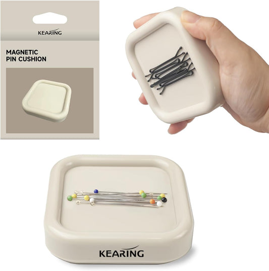 Square Magnetic Pin Cushion - 3.3" x 3.3"