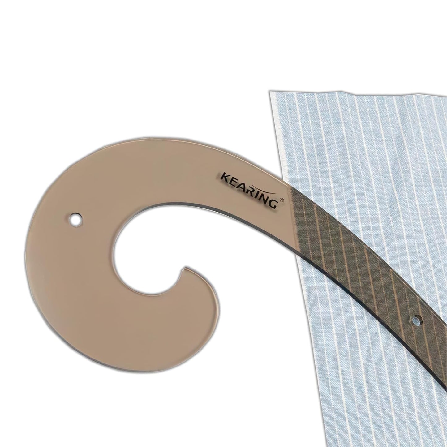 Comma Shaped French Curve Ruler, No Measurements, 9"