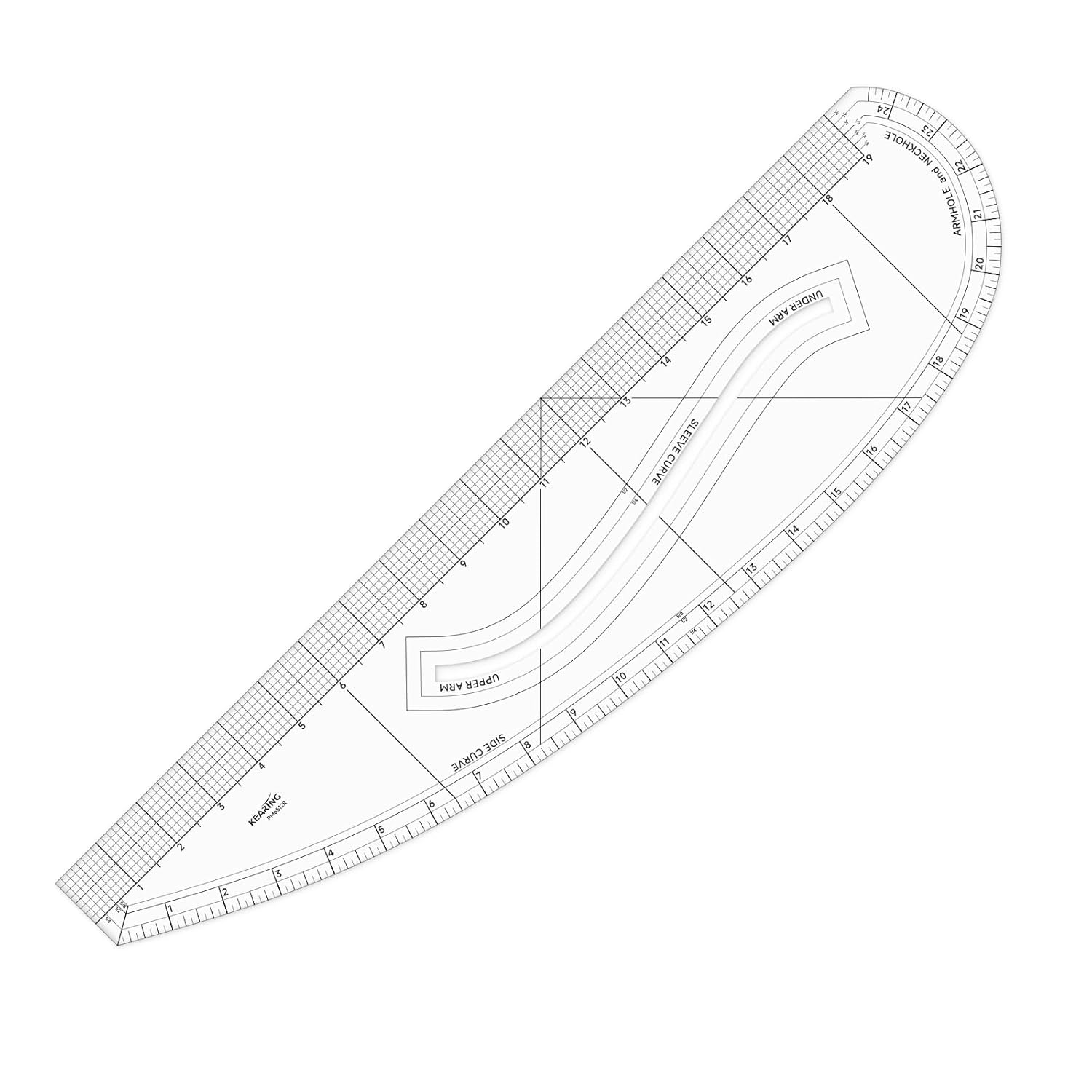 Multi-functional Sewing Curve Ruler. Patented Pattern Master Ruler, Side Curve