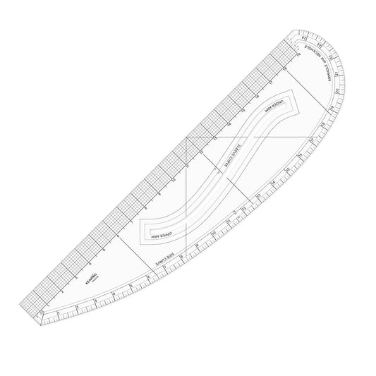 Multi-functional Sewing Curve Ruler. Patented Pattern Master Ruler, Side Curve
