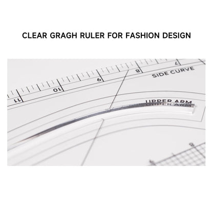 Multi-functional Sewing Curve Ruler. Patented Pattern Master Ruler, Side Curve