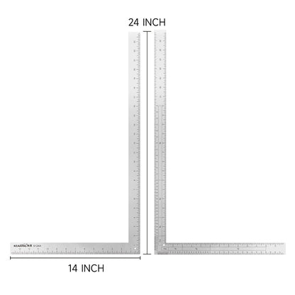 2 Curve Rulers, L-Square and Quilting Ruler 4 Piece Set for Pattern Making