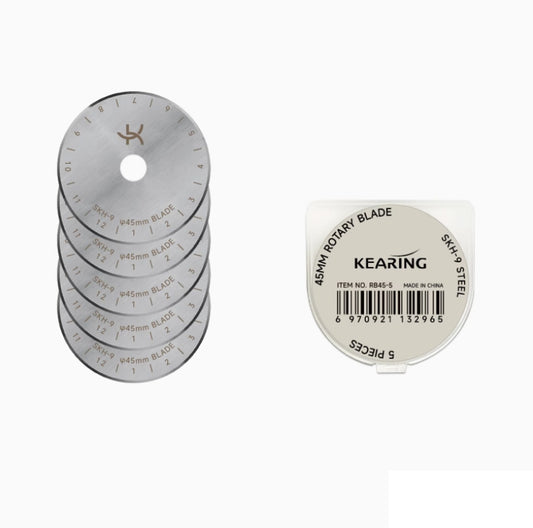 Rotary Cutter Replacement Blades, 28mm, 45mm or 60mm - 5 Pack