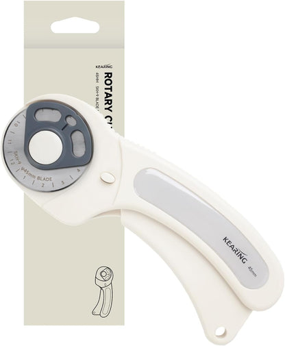 45mm Rotary Cutter with Safety Lock - Precision Fabric Cutting Tool