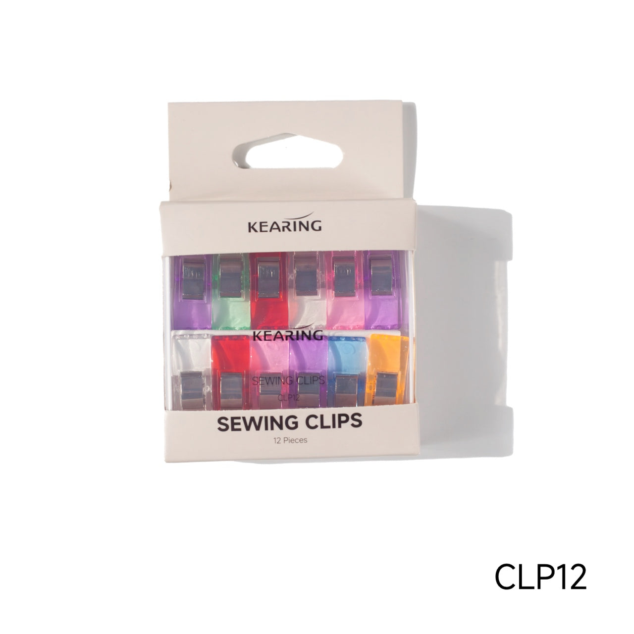 Kearing® CLP12 Sewing Clips for Fabric (12-Pack) – Multi-Color