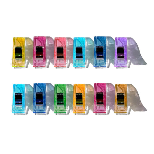 Kearing® CLP12 Sewing Clips for Fabric (12-Pack) – Multi-Color