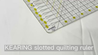 Kearing® Slotted Quilting Ruler